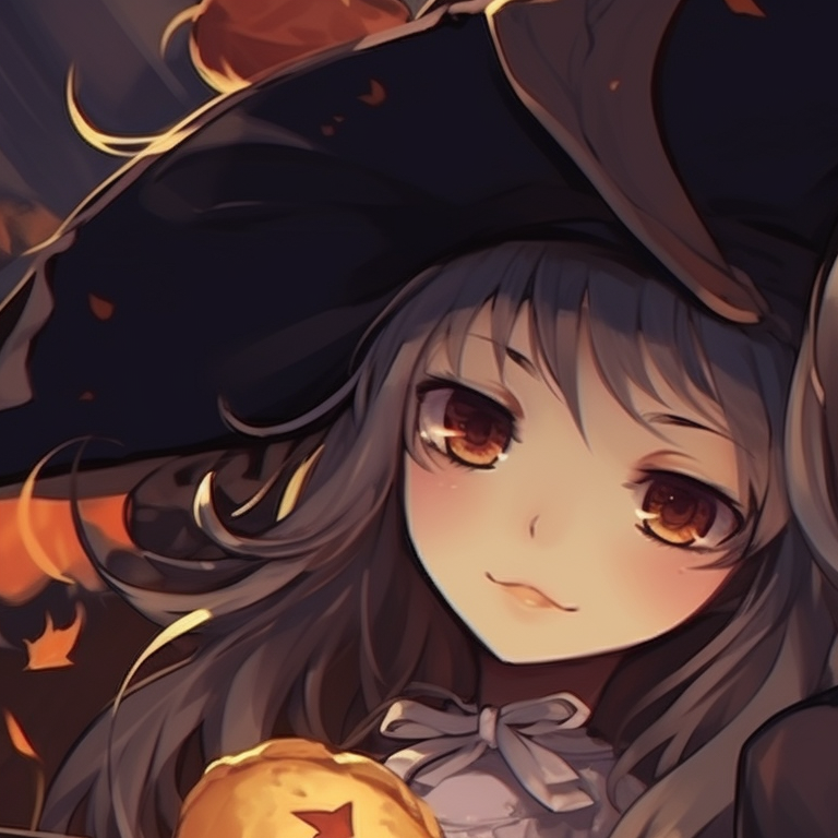 Two characters casting spells, dynamic lines and bright magical symbols. halloween pfp themes pfp for discord.