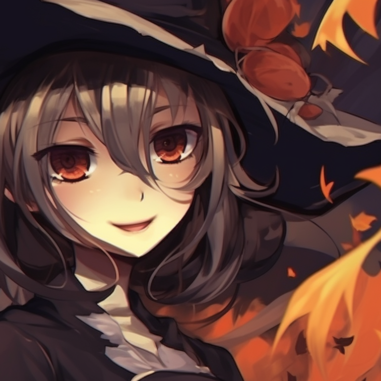 Two characters casting spells, dynamic lines and bright magical symbols. halloween pfp themes pfp for discord.