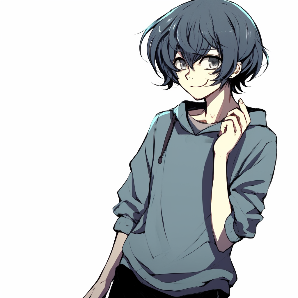 Manga-style anime girl, cheerful with sparkling eyes and bright colors. anime pfp manga: boy vs girl