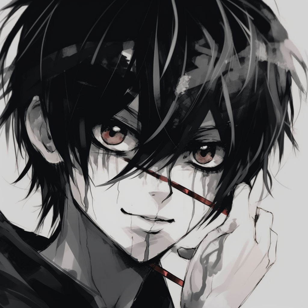 Focused male character, high-detailed uniform and piercing gaze. anime pfp for guys in manga pfp for discord.