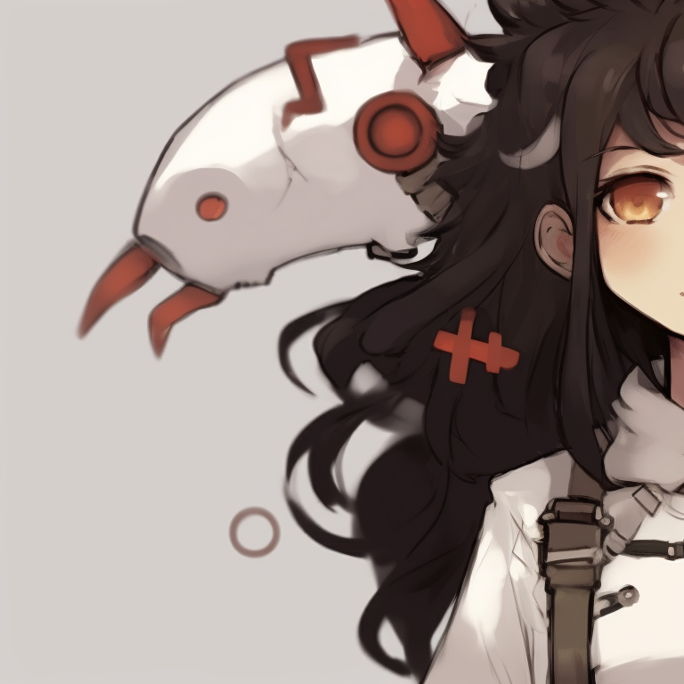 Two characters in fantastical costumes, details in lace and ribbons, looking at each other. memcchi matching pfp variants pfp for discord.