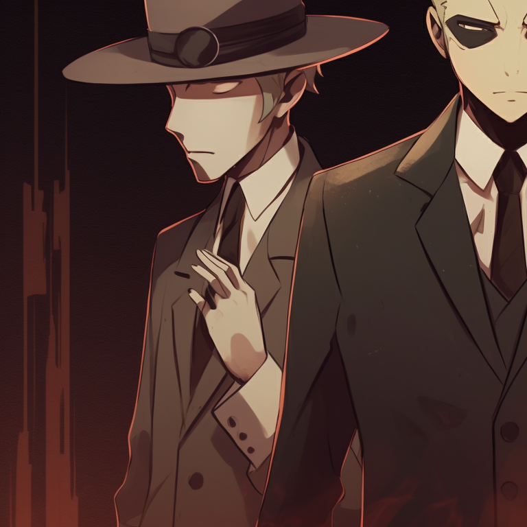 Characters in a corner with cobwebs, Halloween-themed outfits and lighting, earthy color scheme. explore spy x family halloween themed matching pfp pfp for discord.