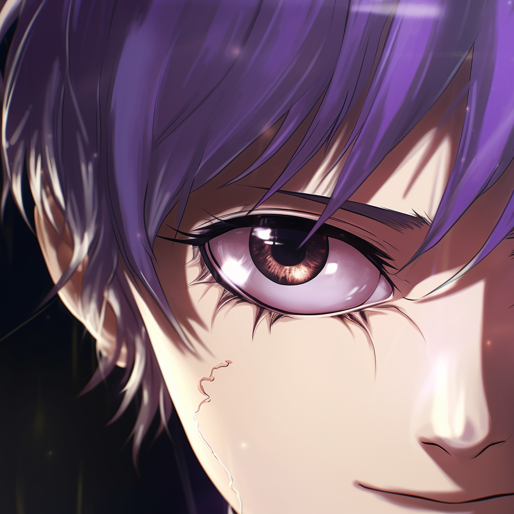 Image of a character overlooking a serene, azure anime sky, highly detailed with soft light. 4k anime aesthetic profile photos