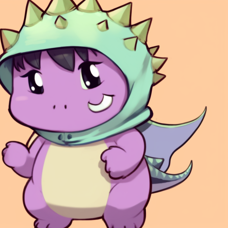 Dinosaur characters scared on a spooky background, high contrast style with dark theme. unique dino matching pfp halloween theme pfp for discord.