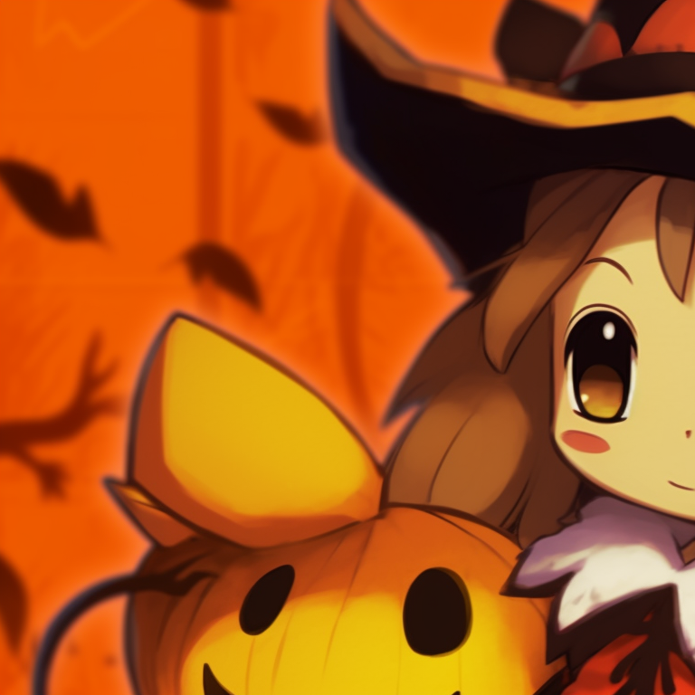 Two Gastly characters outlined in neon colors, casting an etheral glow against a dark, silent, moonlit night. best matching pokemon pfp for halloween theme pfp for discord.