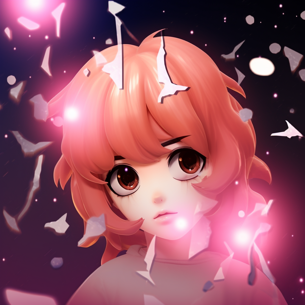 Sakura holding her wand, detailed attire and vibrant colors. unique cool animated pfp