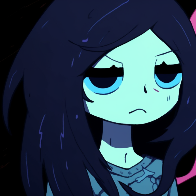 Bubblegum carving a pumpkin with Marceline floating nearby, warm colors with a soft, sketchy style. marceline and bubblegum halloween pfp pfp for discord.