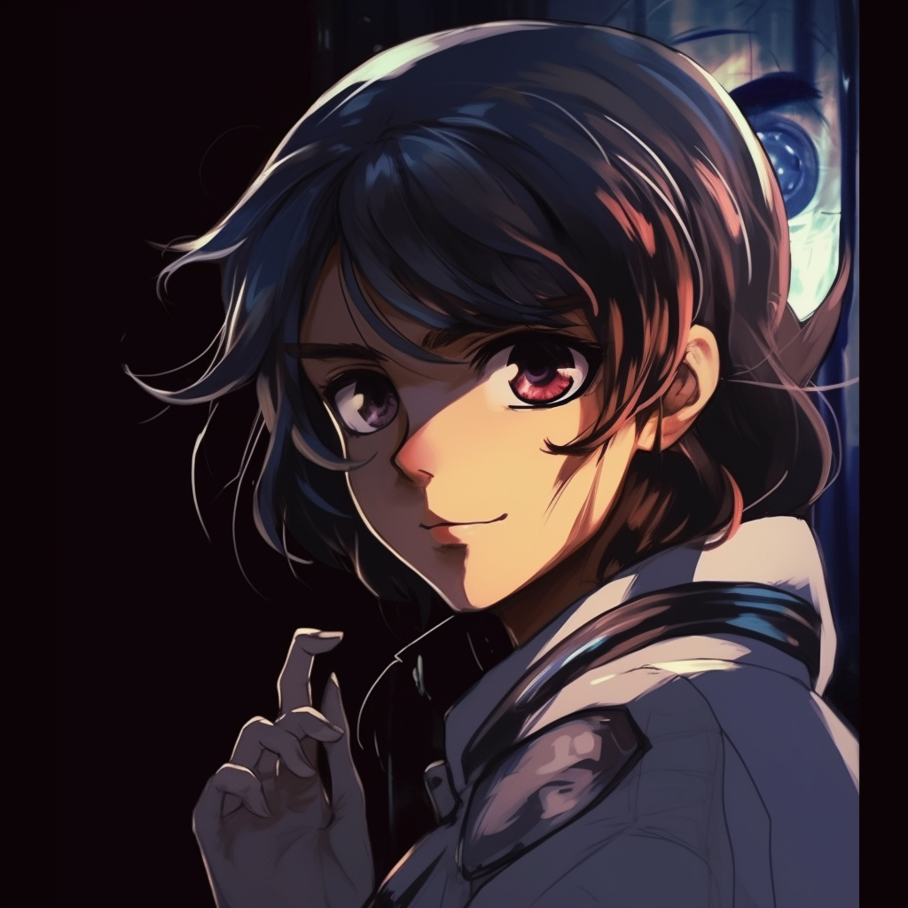 Pilot from Gundam Wing, dramatic lighting and created with precision strokes. y2k anime aesthetic pfp