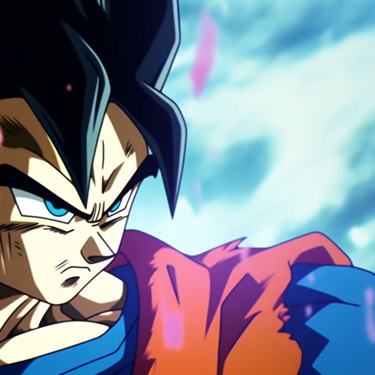 Goku and Vegeta in battle poses, bold lines and vivid colors. best friend goku and vegeta matching pfp pfp for discord.