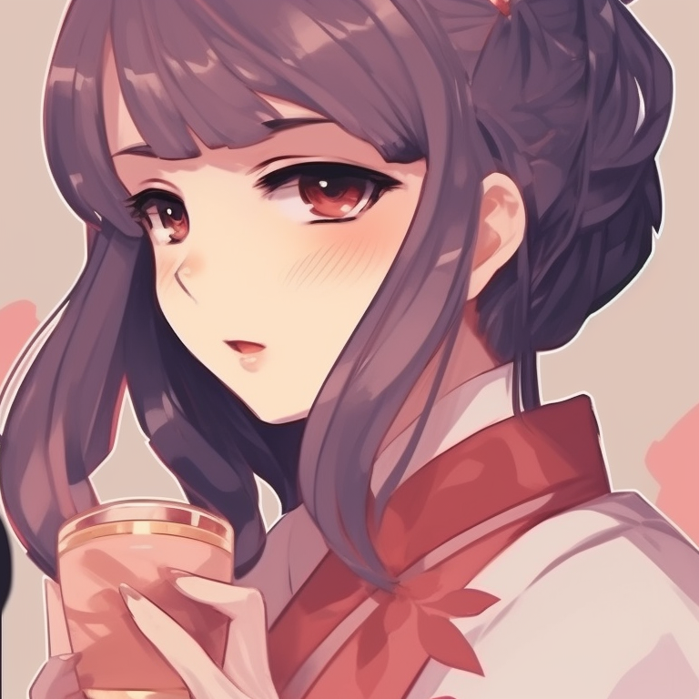 Two characters in Samurai attires, bold lines and intense expressions, in a landscape backdrop. classic anime matching profile pictures for friends pfp for discord.