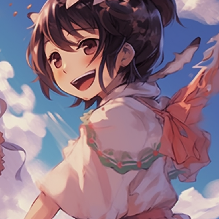 Two characters entwined in a dance, fluid movements, with muted watercolor tones. trending matching pfps for friends pfp for discord.