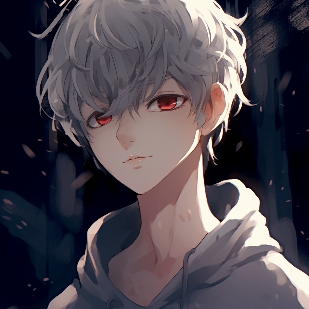 Anime boy wearing cat ears with a playful colour scheme and exaggerated expressions. anime manga boy pfp pfp for discord.