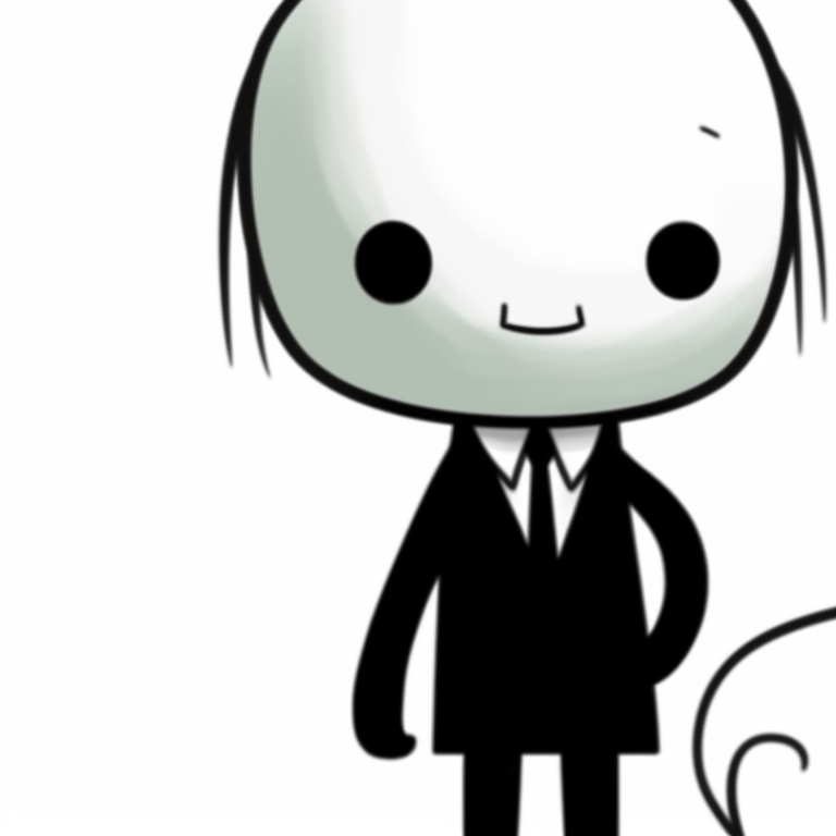 A pair of stickman characters drawn in the style of the classic horror film 'Scream', contrasts of black and white dominate. stickman pfp halloween costume ideas pfp for discord.