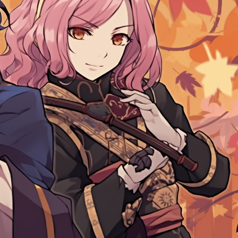 Two characters under a full moon, crisp detailed linework and cool color palette. halloween-themed project sekai matching pfps pfp for discord.