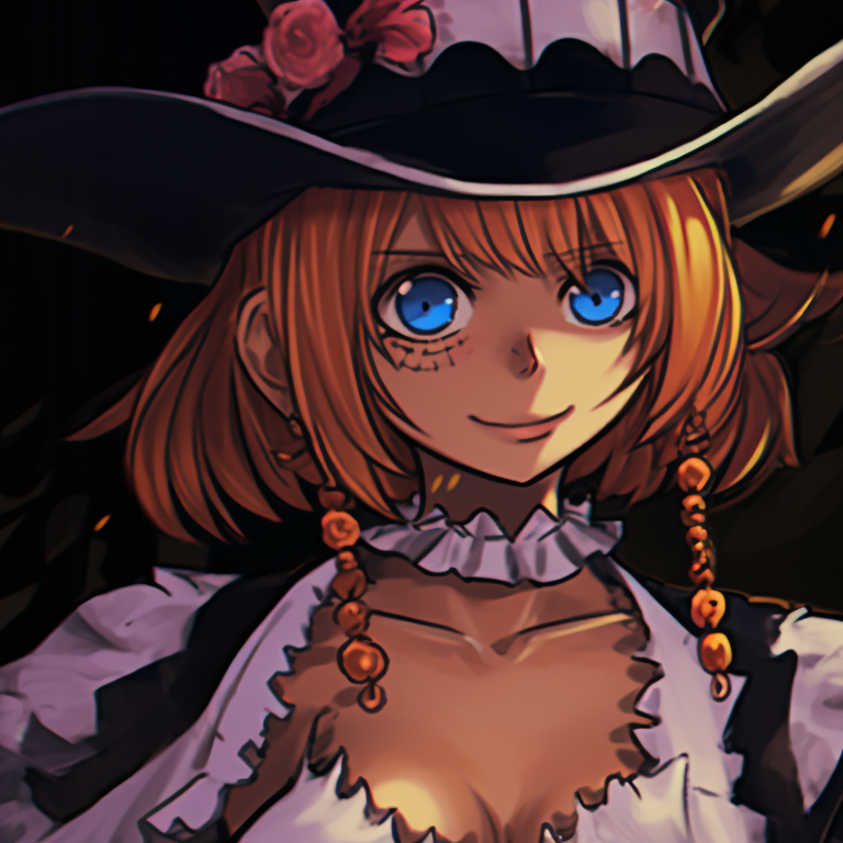 Two characters with devilish grins, intense expressions and dark outlines. inspirational one piece pfps for halloween pfp for discord.