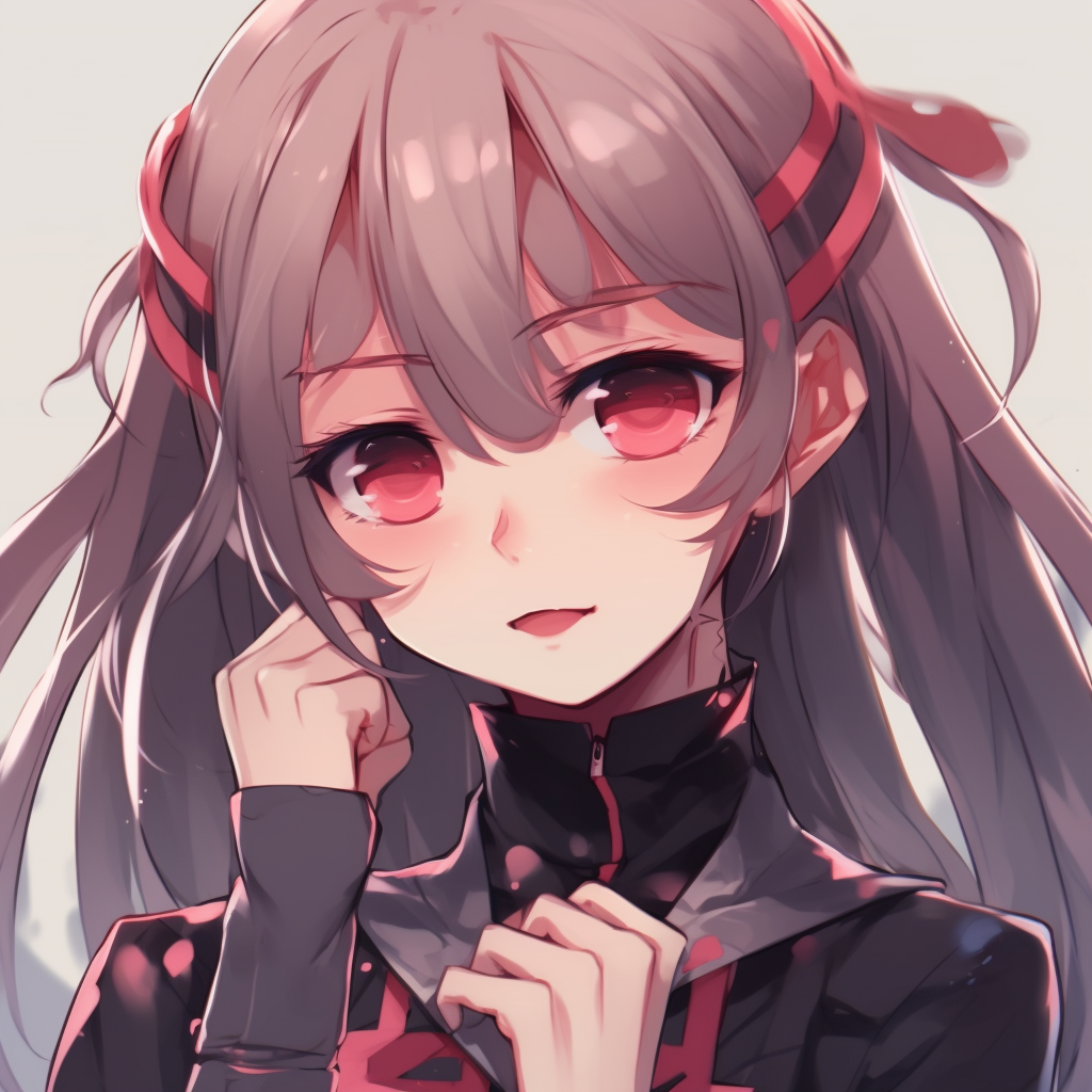 Chibi version of Zero Two, accentuated cute, soft lines and primary color palette. top egirl anime pfp pfp for discord.