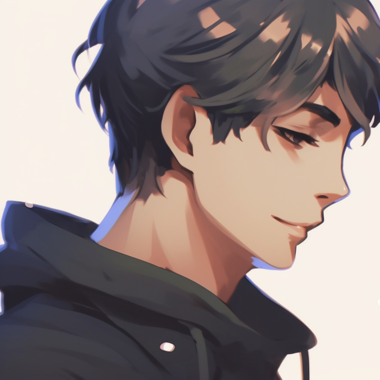 Two characters, spirit animals by their side, natural tones and magical imprints. pfp matching for couple models pfp for discord.