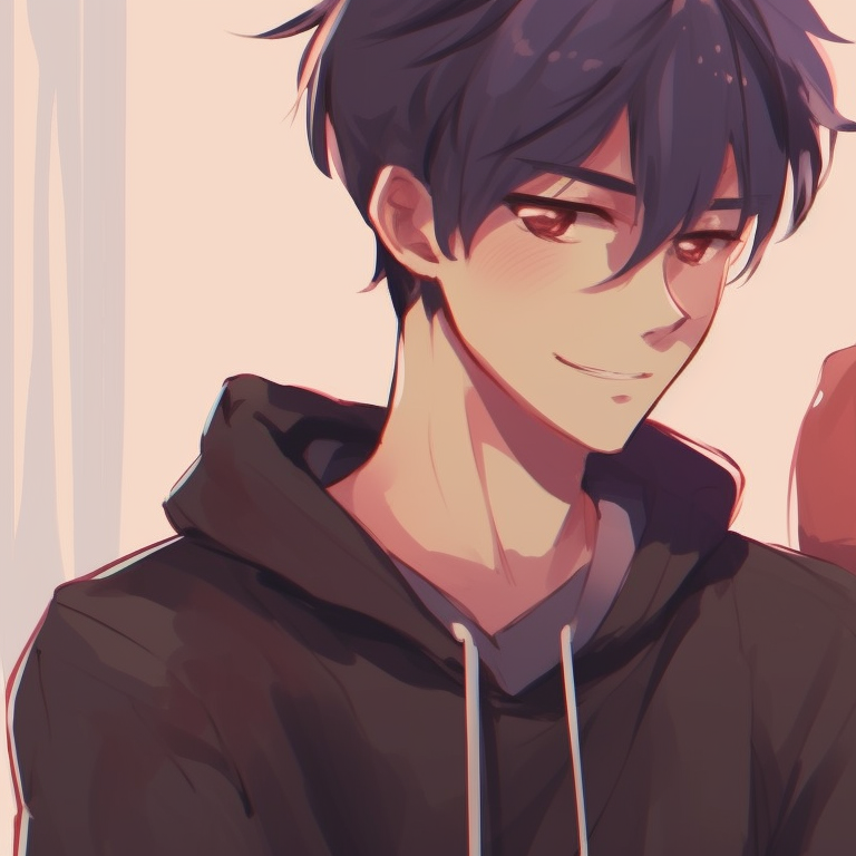 Two characters seated near a moonlit window, tranquil expressions and soft shading. cool anime matching pfp couple pfp for discord.