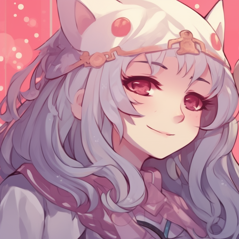 Two characters with the starry night in the background, prominently using sparkling and brighter colors. perfect matching pfp for 2 friends pfp for discord.