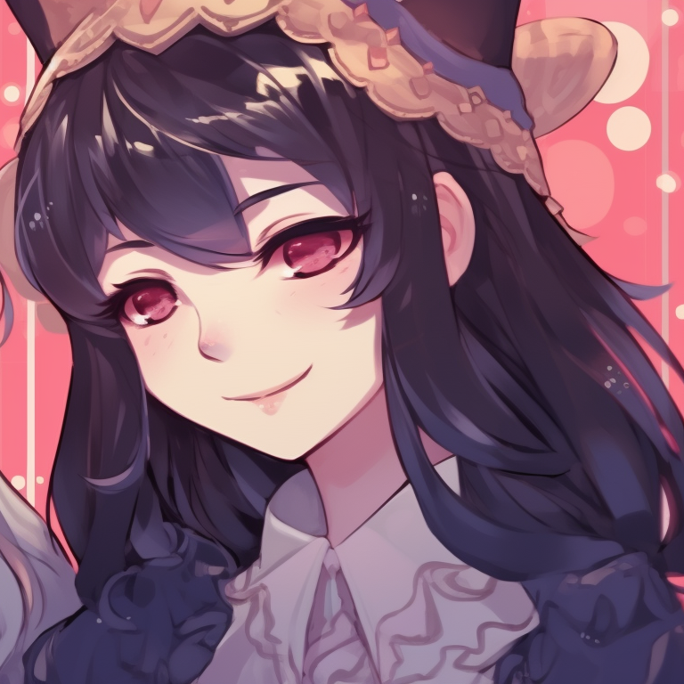 Two characters with the starry night in the background, prominently using sparkling and brighter colors. perfect matching pfp for 2 friends pfp for discord.