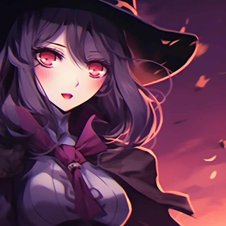 Two characters sharing a kiss, moonlit background and eerie shadows, both dressed in elegant vampire costumes. matching anime couple themed halloween costumes pfp for discord.