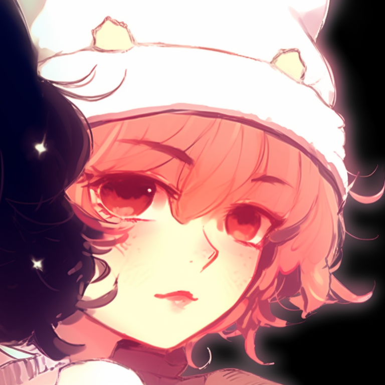 Two characters with stars in their eyes, dreamy colors and fantastical elements. instagram cute matching pfp ideas for best friends pfp for discord.