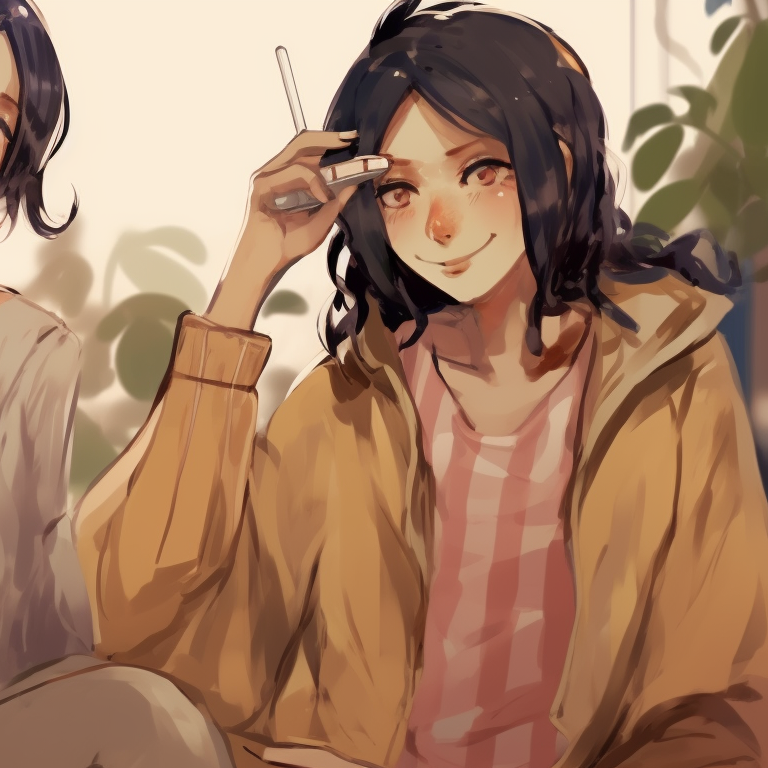 Three characters in futuristic gear, neon colors and geometric backgrounds. unique matching trio pfp ideas pfp for discord.