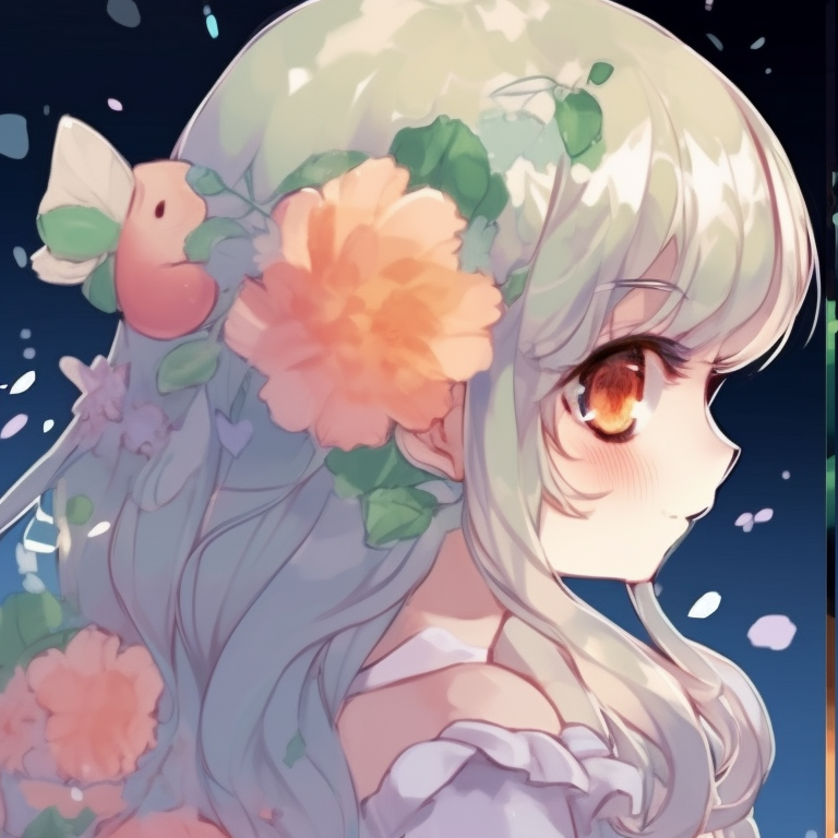 Two characters with animal attributes, muted colors and fine detailing, sitting back-to-back. adorable matching profile pictures pfp for discord.