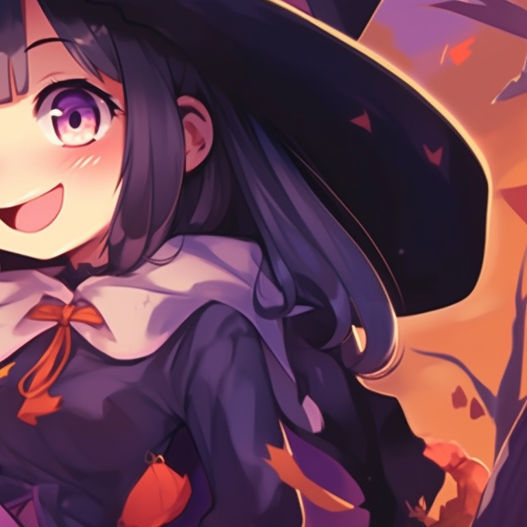 Two characters in spooky attire, dark and eerie background, sharing a mischievous grin. charming halloween themed best friend matching pfp - spooky duo pfp for discord.