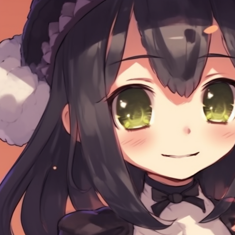 Obanai and Mitsuri portrayed with an adorable Halloween vibe, bright colors and softer details perfect obanai and mitsuri matching halloween pfp pfp for discord.