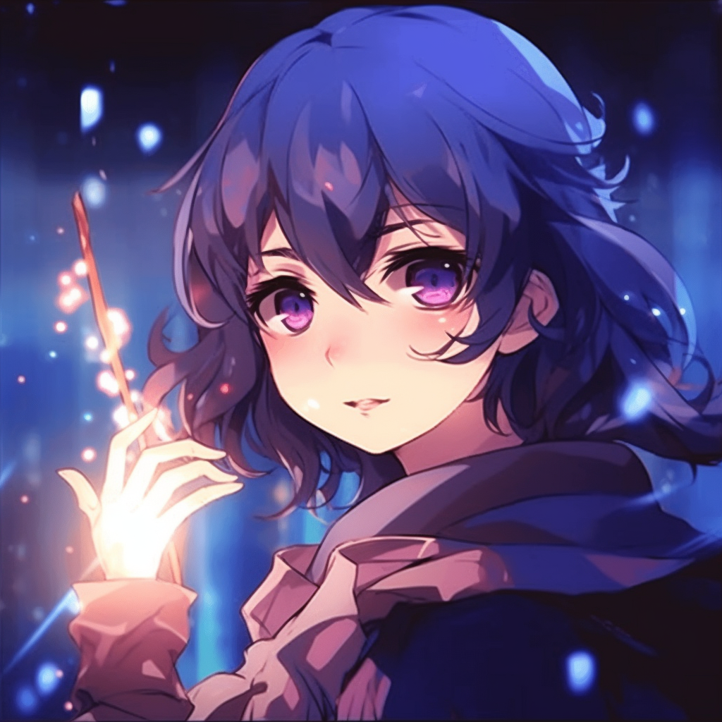 Anime girl standing with a charming cat, warm colors with attention to character expressions. anime girl pfp gif collection