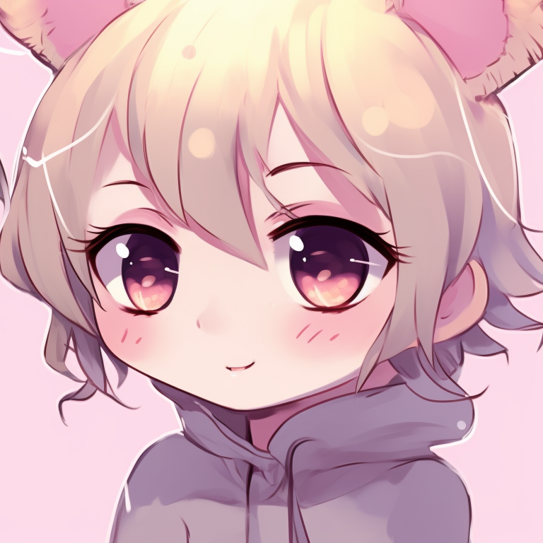 Intimate close-up of two characters with vibrant colors. cute matching pfp for friends ideas pfp for discord.