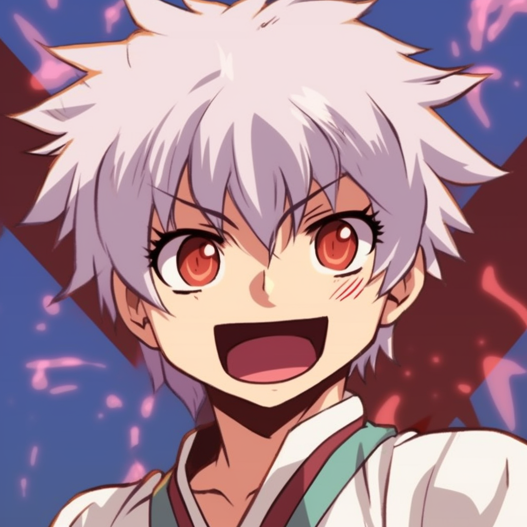 Gintoki Sakata in a humorous situation, detailed artwork with emphasis on facial expressions. anime pfp funny scenes pfp for discord.