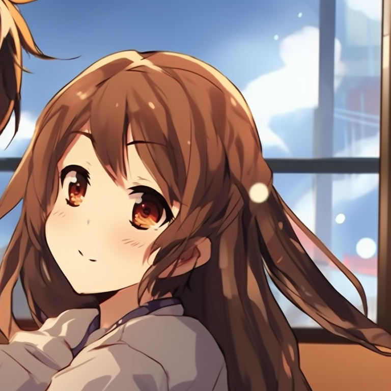 Two characters, night setting and serious expressions, sharing a quiet moment. horimiya season insight pfp for discord.