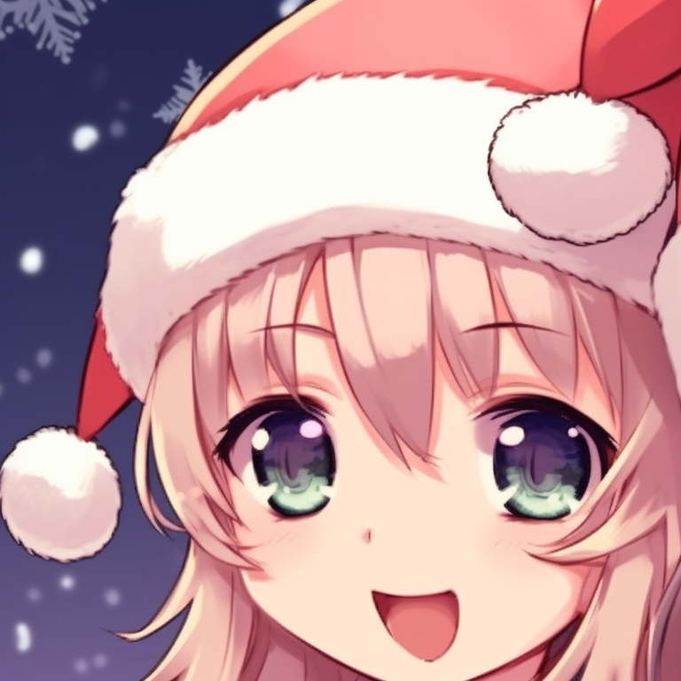 Two Elven characters in buoyant poses, vibrant colors and outlined style. creative matching discord christmas pfp options pfp for discord.