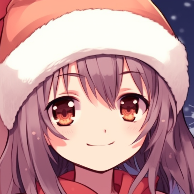 Two Elven characters in buoyant poses, vibrant colors and outlined style. creative matching discord christmas pfp options pfp for discord.