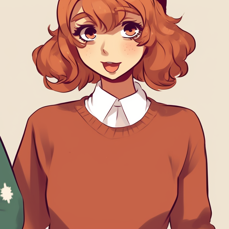 Two characters sporting winter wear, soft pastels infused with holiday tones. gifs for matching christmas pfp in preppy style pfp for discord.