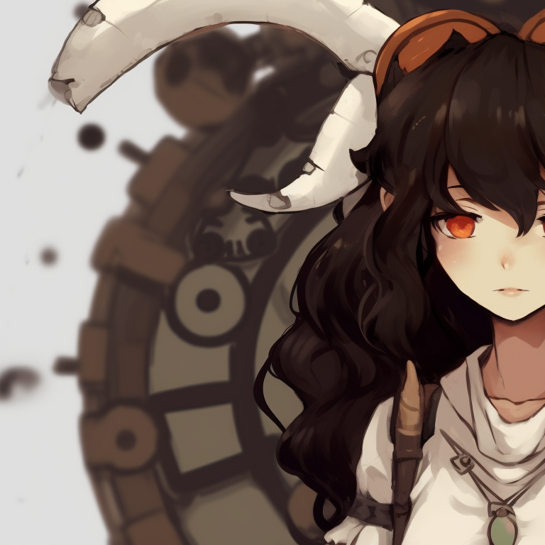 Two characters in dystopian outfits, heavy leather and rivets, backs against each other. memcchi matching pfp variants pfp for discord.