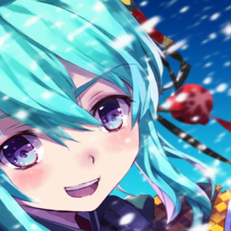 Characters in coordinated holiday attire, saturated hues and sharp details. animated matching hatsune miku christmas pfp options pfp for discord.