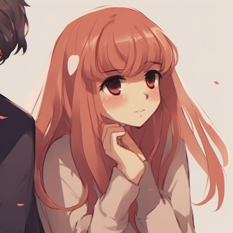 Two characters with heavy expressions, rain soaked clothes and intense color contrasts. cool anime matching pfp couple pfp for discord.