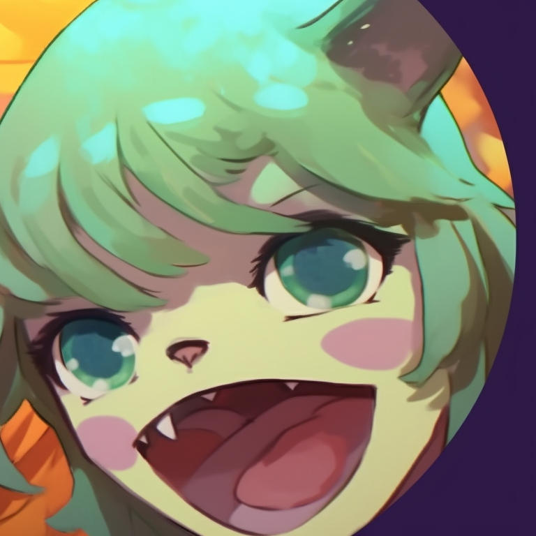 Two characters being goofy, intense colors and chibi anime style. funny pfp for pairs pfp for discord.