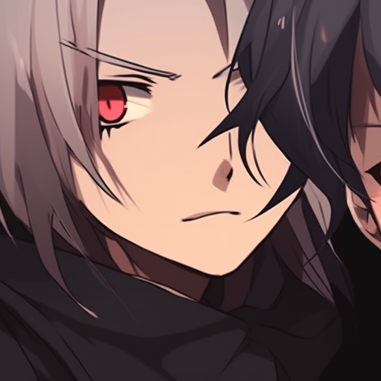 Characters posing with carved pumpkins, vivid colors, Halloween-themed attire. best boy characters for halloween aesthetic anime matching pfp pfp for discord.