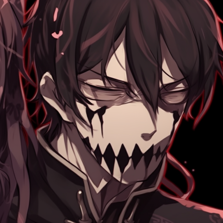 Two characters dressed as specters, semi-transparent details and soft glow, conveying a ghostly presence. halloween themed matching couple anime pfp pfp for discord.