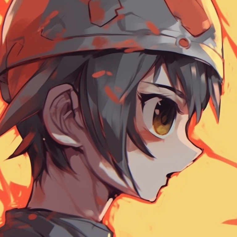 Two characters, bold colors and exaggerated expressions, facing each other. matching pfp for friends featuring cartoons pfp for discord.