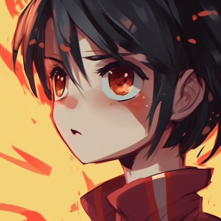 Two characters, bold colors and exaggerated expressions, facing each other. matching pfp for friends featuring cartoons pfp for discord.