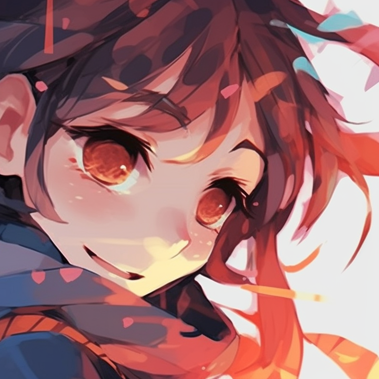 Two characters in humorous postures, flamboyant coloring and comical elements emphasizing their fun companionship. anime style pfps for best friend duo pfp for discord.