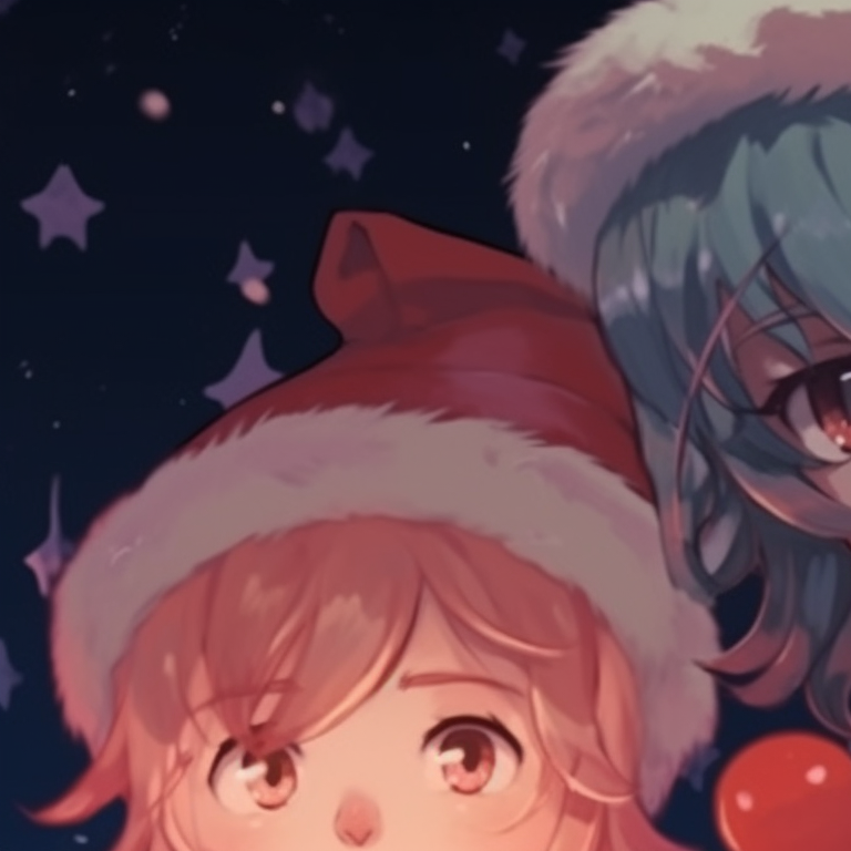 Ghost characters with candy canes, soft pastel shades. halloween christmas themed profile inspiration pfp for discord.