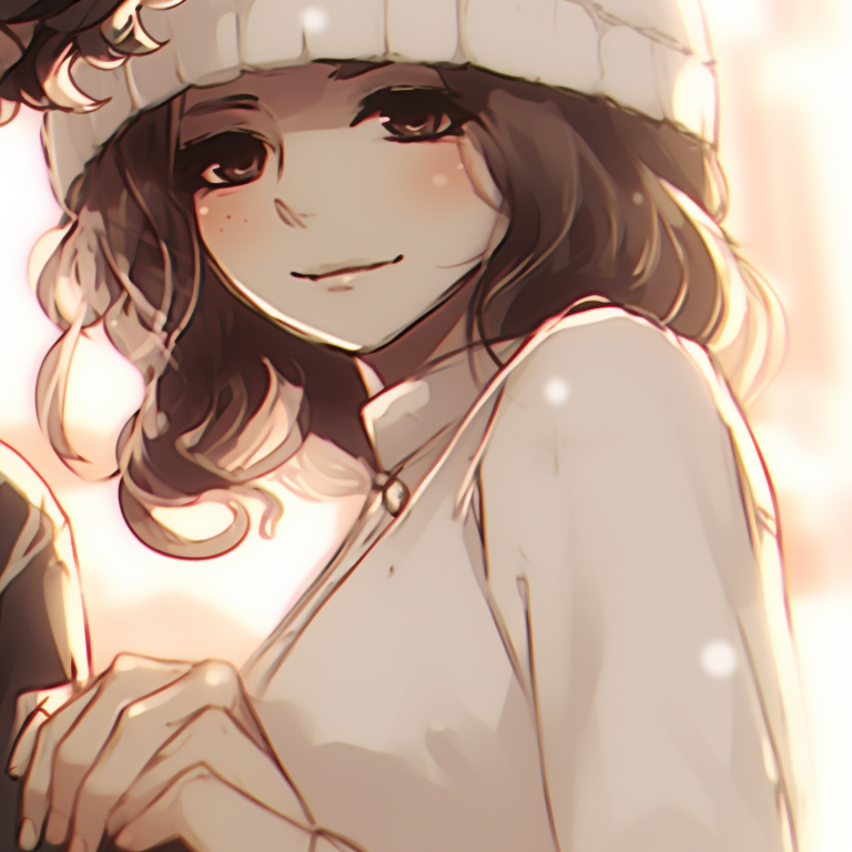 Pair of characters, ethereal and dream-like aura, gazing into each other's eyes. instagram cute matching pfp for partners pfp for discord.