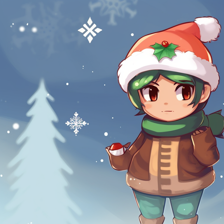 Two characters in a holiday firefight, icy hues and dynamic action valorant christmas pfp matchups pfp for discord.