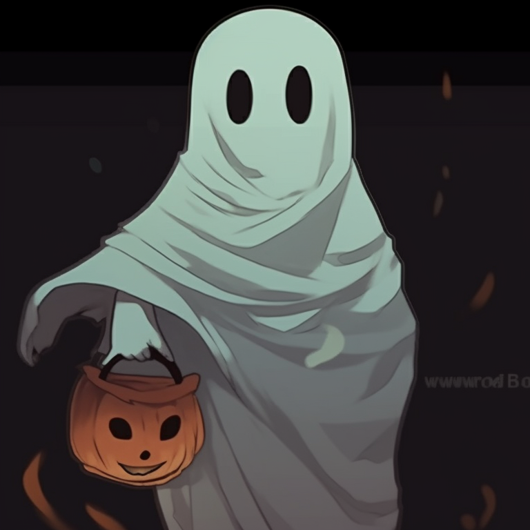 Two undead characters in Victorian attire, dim lighting and heavy shadows. spooky matching ghost pfp halloween theme styles pfp for discord.